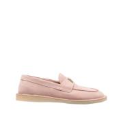 Dolce & Gabbana Stiliga Loafers med Unik Design Purple, Dam