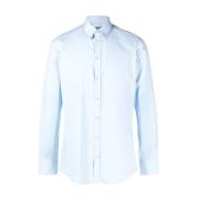 Dolce & Gabbana Casual Bomullsskjorta med Unik Design Blue, Herr