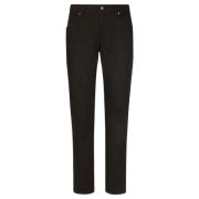 Dolce & Gabbana Slim Fit Denim Jeans Black, Herr