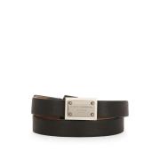 Dolce & Gabbana Stiligt Armband med Unik Design Black, Herr