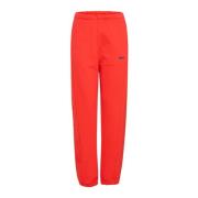 Ball Bright Red Sweat Pants Red, Dam