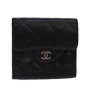 Chanel Vintage Pre-owned Laeder plnbcker Black, Dam