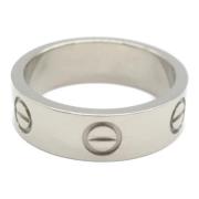 Cartier Vintage Pre-owned Vitt guld ringar Gray, Dam