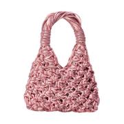 Hibourama Mini Satin Väska Pink, Dam