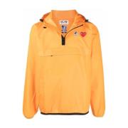 Comme des Garçons Play Stilren Unisex Jacka Orange, Herr