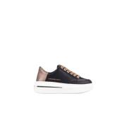 Alexander Smith Svart Mörk Koppar Lancaster Kvinna Sneakers Black, Dam