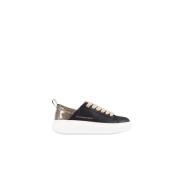 Alexander Smith Svart Guld Eco Wembley Dam Sneakers Black, Dam