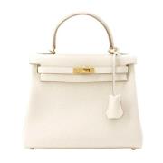 Hermès Vintage Pre-owned Laeder handvskor White, Dam