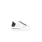 Alexander Smith Lancaster Woman White Black Sneakers White, Dam