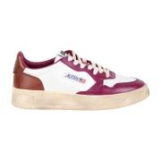 Autry Vintage Medalist Metallic Sneakers Red, Dam