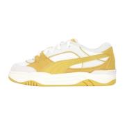 Puma Skater-inspirerade vita och guld sneakers Yellow, Dam