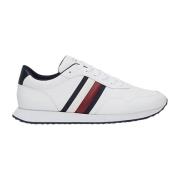 Tommy Jeans Vita Sneakers med Sågtandsula White, Herr