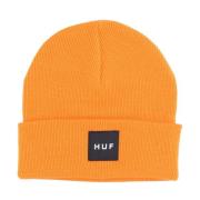 HUF Orange Box Logo Beanie Mössa Orange, Herr