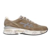 Premiata Stiliga Sneakers för Män Brown, Herr