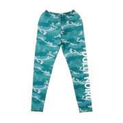 Dolly Noire Camo Grön Damleggings Green, Dam