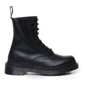 Dr. Martens Svarta läderstövlar med luftdämpad sula Black, Dam