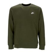 Nike Lätt Crewneck Sweatshirt Grön/Vit Green, Herr