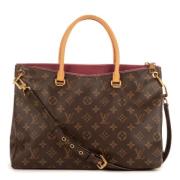 Louis Vuitton Vintage Pre-owned Canvas handvskor Brown, Dam