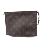 Louis Vuitton Vintage Pre-owned Tyg louis-vuitton-vskor Brown, Dam