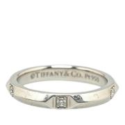 Tiffany & Co. Pre-owned Pre-owned Platina ringar Gray, Dam