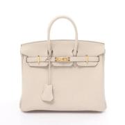 Hermès Vintage Pre-owned Laeder handvskor Beige, Dam