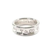 Tiffany & Co. Pre-owned Pre-owned Silver ringar Gray, Dam