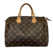 Louis Vuitton Vintage Pre-owned Tyg louis-vuitton-vskor Brown, Dam