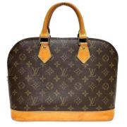 Louis Vuitton Vintage Pre-owned Tyg louis-vuitton-vskor Brown, Dam