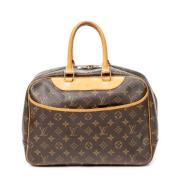 Louis Vuitton Vintage Pre-owned Canvas handvskor Brown, Dam