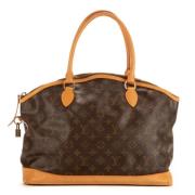 Louis Vuitton Vintage Pre-owned Canvas handvskor Brown, Dam