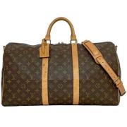 Louis Vuitton Vintage Pre-owned Tyg louis-vuitton-vskor Beige, Dam