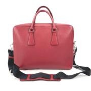 Prada Vintage Pre-owned Laeder prada-vskor Red, Dam