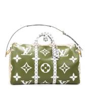 Louis Vuitton Vintage Pre-owned Belagd canvas handvskor Multicolor, Da...