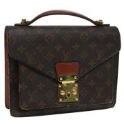 Louis Vuitton Vintage Pre-owned Canvas louis-vuitton-vskor Brown, Dam