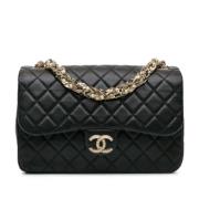 Chanel Vintage Pre-owned Laeder axelremsvskor Black, Dam