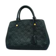 Louis Vuitton Vintage Pre-owned Tyg louis-vuitton-vskor Black, Dam