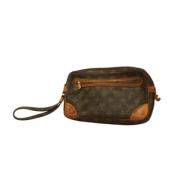 Louis Vuitton Vintage Pre-owned Tyg louis-vuitton-vskor Brown, Dam