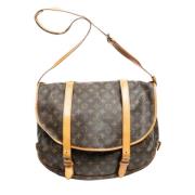 Louis Vuitton Vintage Pre-owned Canvas louis-vuitton-vskor Brown, Dam