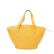 Louis Vuitton Vintage Pre-owned Laeder handvskor Yellow, Dam