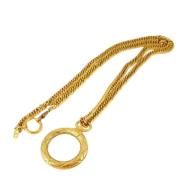 Chanel Vintage Pre-owned Guld chanel-smycken Yellow, Dam