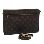 Louis Vuitton Vintage Pre-owned Canvas louis-vuitton-vskor Brown, Dam