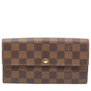 Louis Vuitton Vintage Pre-owned Belagd canvas plnbcker Brown, Dam