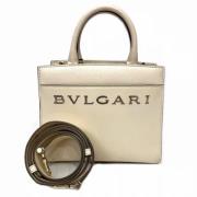 Bvlgari Vintage Pre-owned Laeder handvskor White, Dam