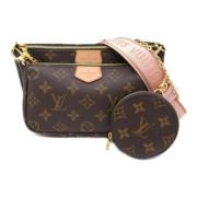 Louis Vuitton Vintage Pre-owned Tyg louis-vuitton-vskor Brown, Dam