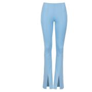 Jaaf Arctic Blue Ull Flare Byxor Blue, Dam