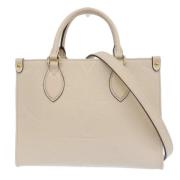 Louis Vuitton Vintage Pre-owned Canvas louis-vuitton-vskor Beige, Dam