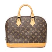 Louis Vuitton Vintage Pre-owned Canvas handvskor Brown, Dam