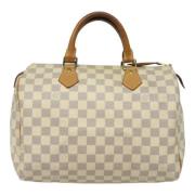 Louis Vuitton Vintage Pre-owned Canvas louis-vuitton-vskor White, Dam