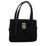 Celine Vintage Pre-owned Mocka handvskor Black, Dam