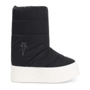 Rick Owens Svart Pärla Lunar Bumper Stövlar Black, Herr